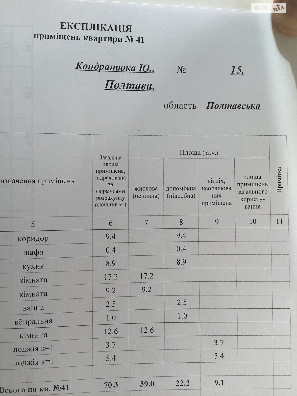 Продажа трехкомнатной квартиры в Полтаве, на ул. Юрия Кондратюка 15, район Алмазный фото 1