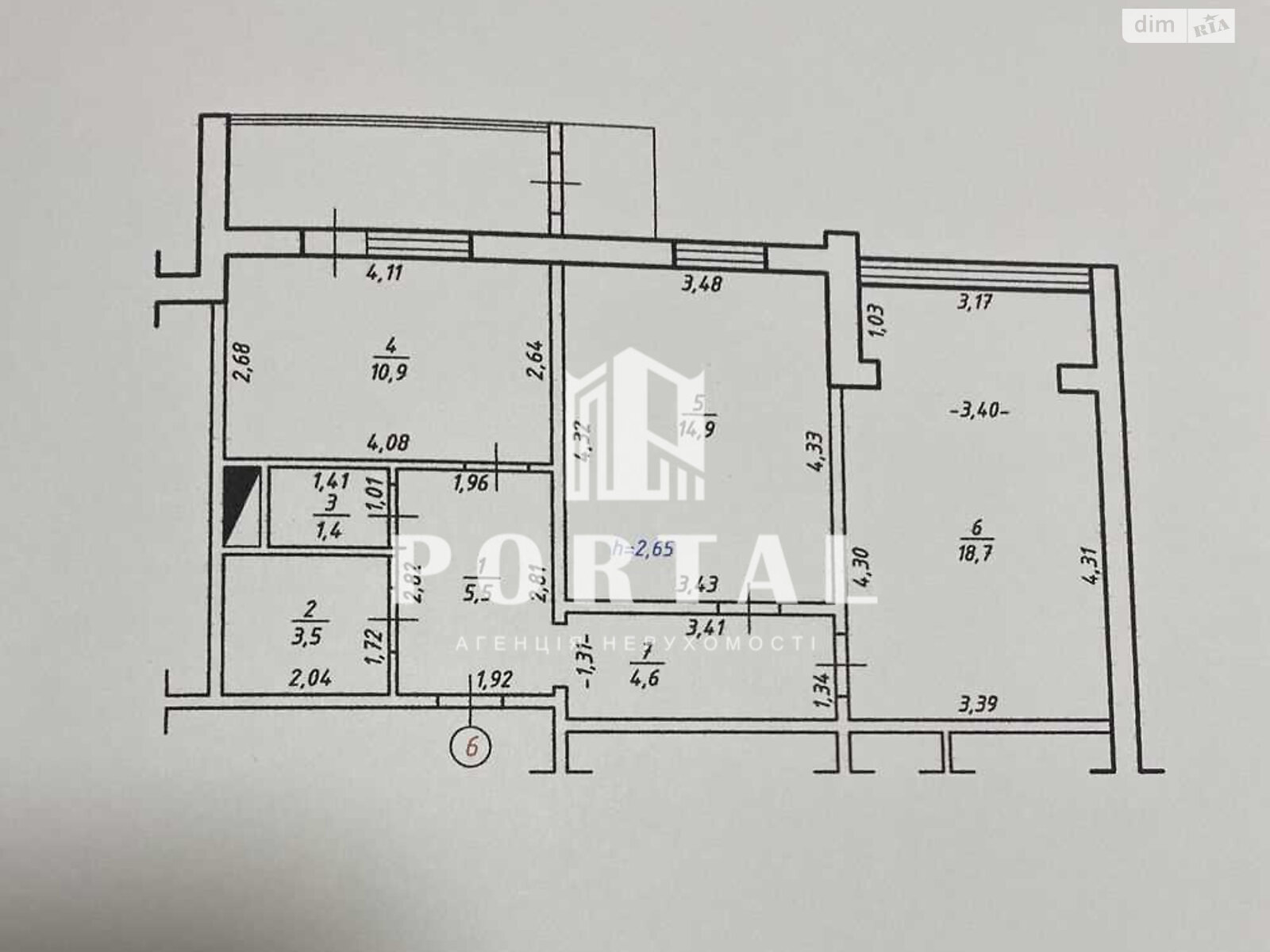 Продажа двухкомнатной квартиры в Полтаве, на ул. Андриевского Виктора, район Боженка фото 1