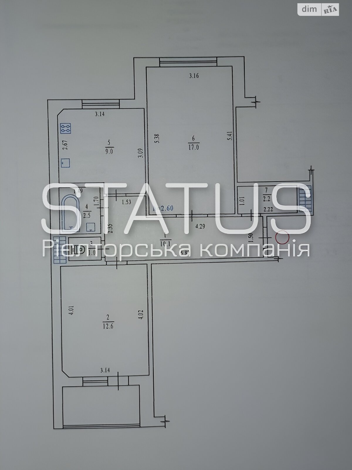 Продаж двокімнатної квартири в Полтаві, на вул. Полюсна, район Боженка фото 1 Продаж двокімнатної квартири в Полтаві, на вул. Полюсна, район Боженка фото 1