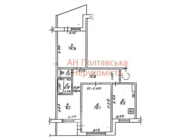 Продажа квартиры, 3 ком., Полтава, р‑н. Боженка Продажа квартиры, 3 ком., Полтава, р‑н. Боженка