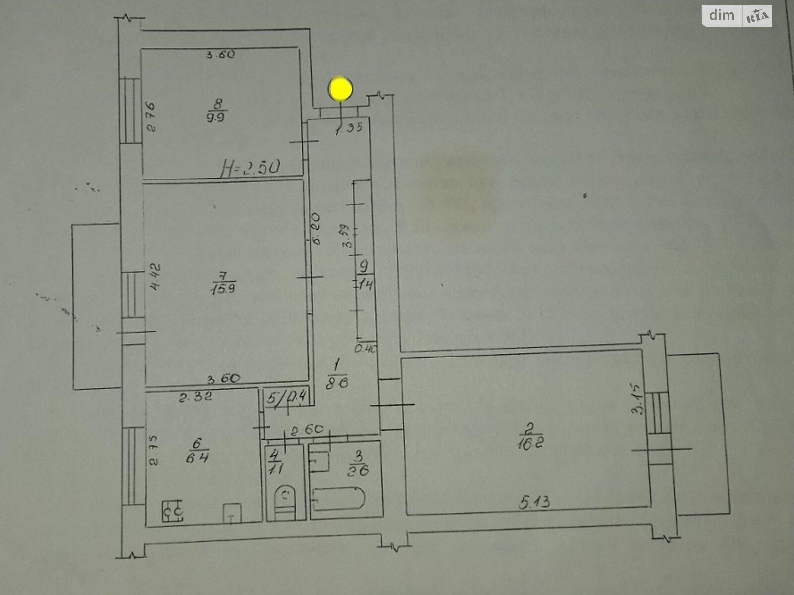 Продажа трехкомнатной квартиры в Полтаве, на ул. Баленко, район Браилки фото 1 Продажа трехкомнатной квартиры в Полтаве, на ул. Баленко, район Браилки фото 1