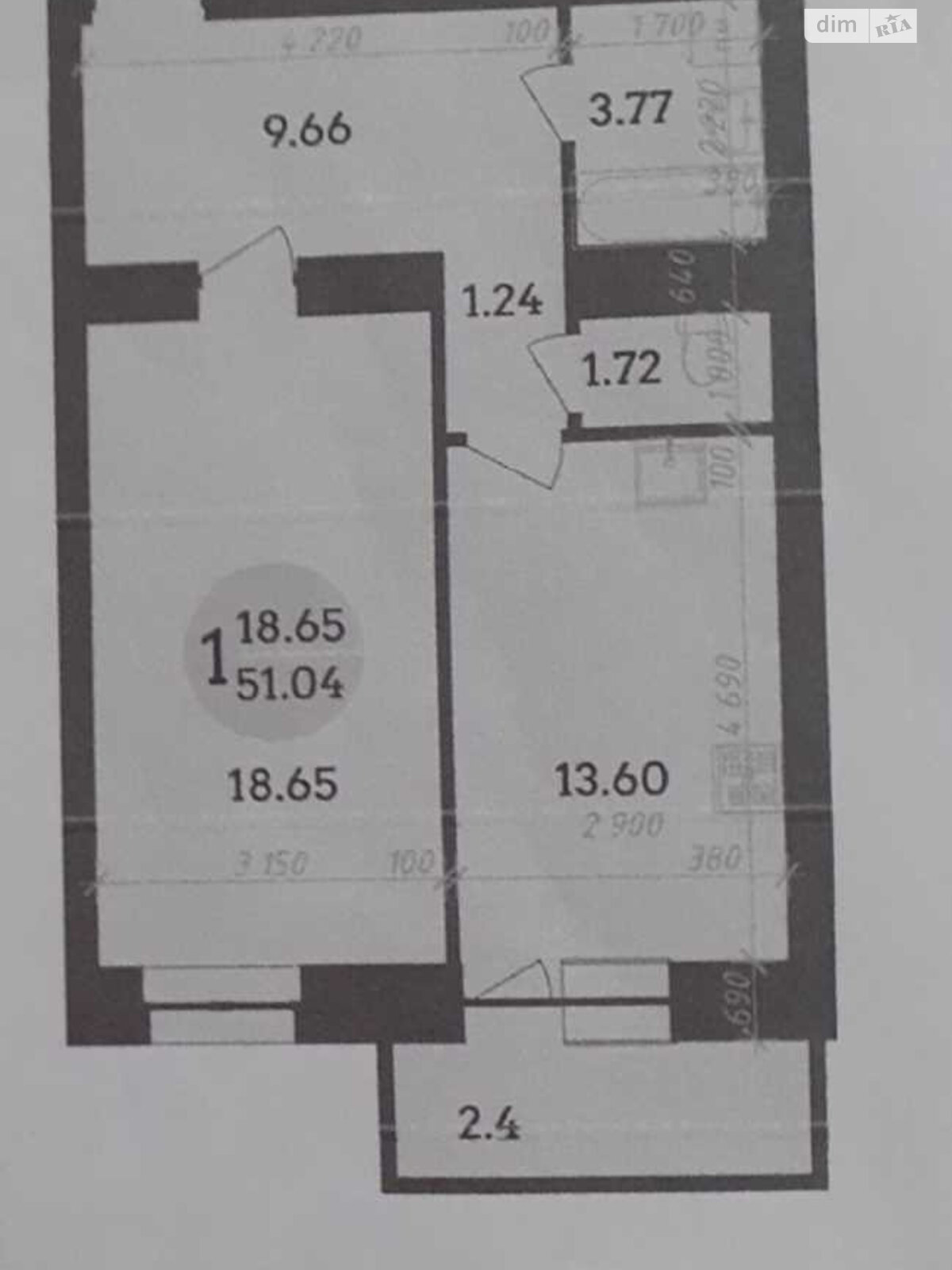 Продажа однокомнатной квартиры в Полтаве, на ул. Олександра Оксанченка, район Фурманова фото 1