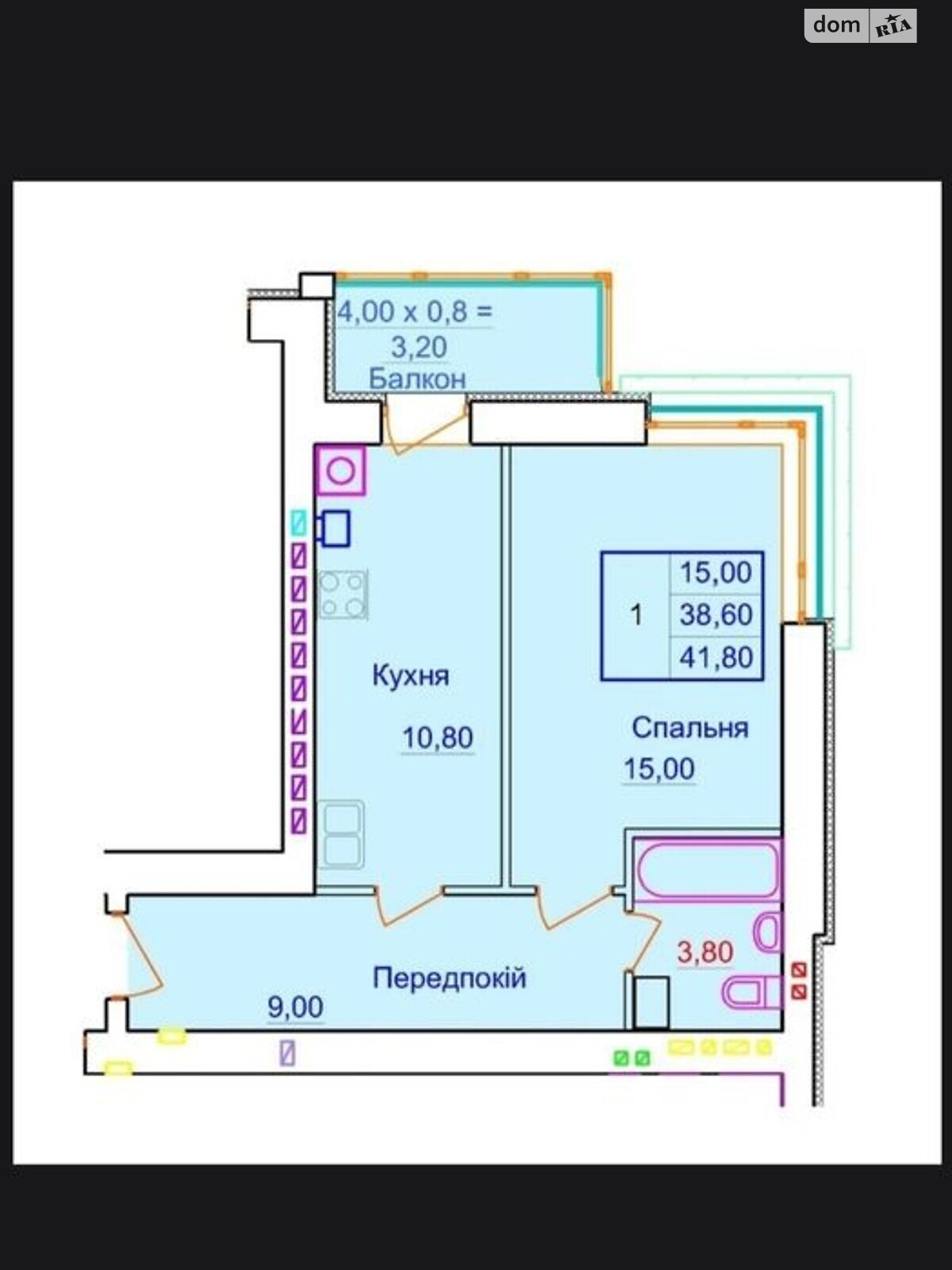 Продажа однокомнатной квартиры в Полтаве, на ул. Европейская 183, район Фурманова фото 1