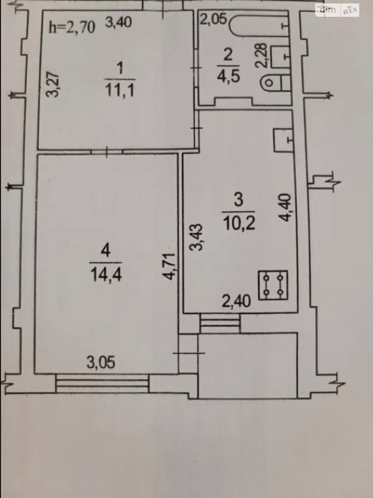 Продажа однокомнатной квартиры в Полтаве, на ул. Европейская 146Е, район Фурманова фото 1