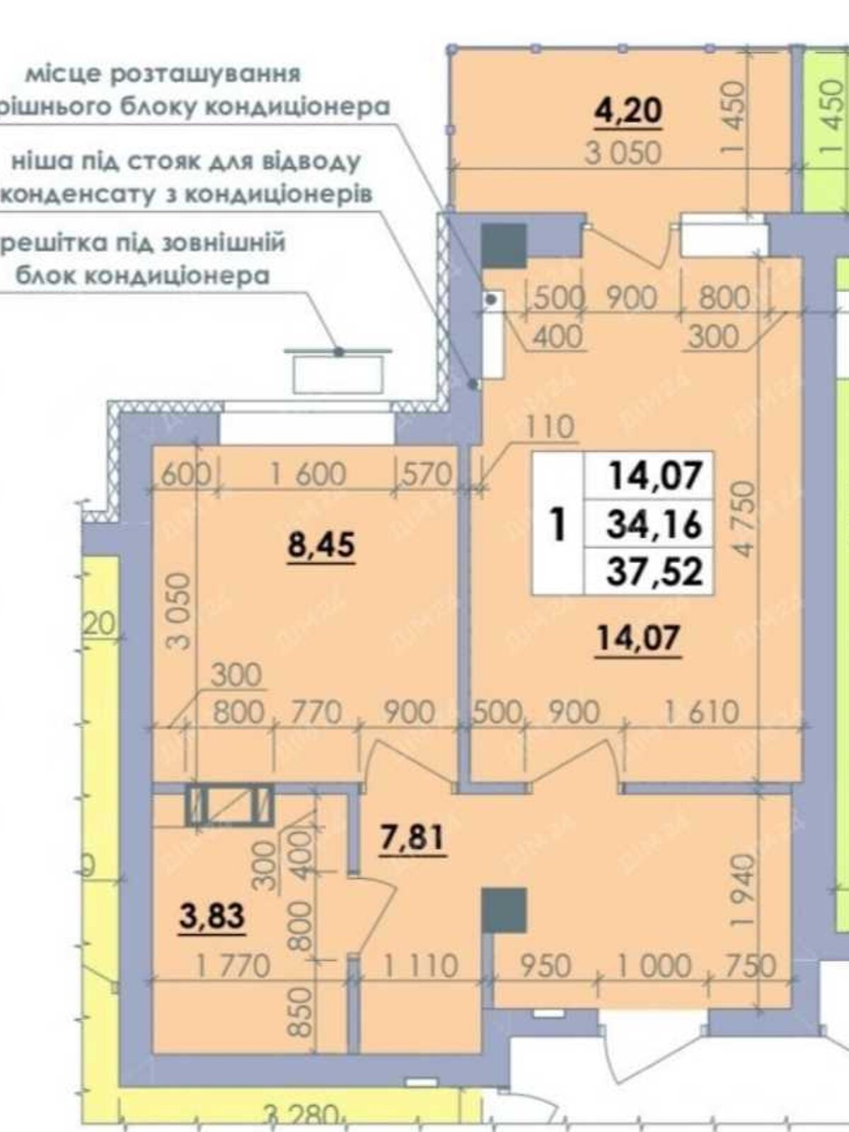 Продажа однокомнатной квартиры в Полтаве, на ул. Башкирцевой Марии, район Киевский фото 1