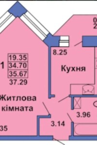 Продаж однокімнатної квартири в Полтаві, на пл. Павленківська, район Київський фото 2