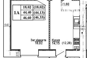 Продажа однокомнатной квартиры в Полтаве, на ул. Головко 21, район Левада фото 2