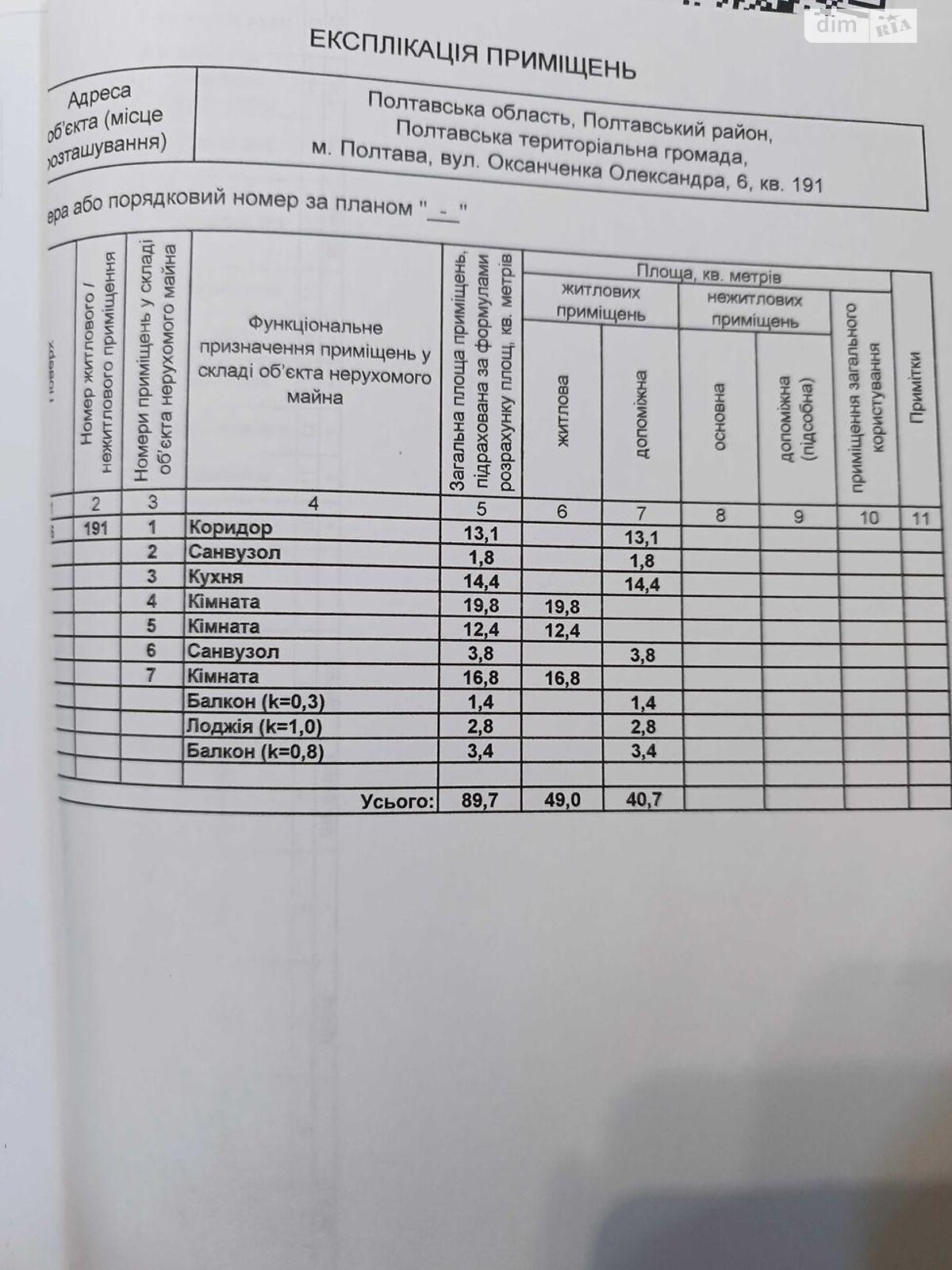 Продажа трехкомнатной квартиры в Полтаве, на ул. Олександра Оксанченка 6, район Мотель фото 1