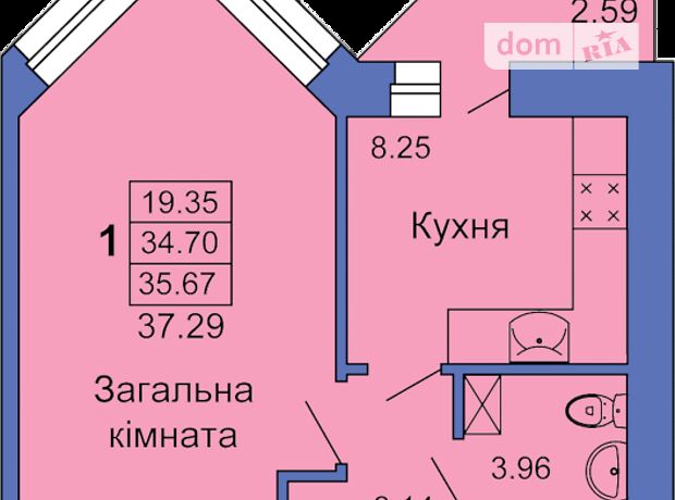 Продажа однокомнатной квартиры в Полтаве, на пл. Павленковская 3В, район пл. Зыгина фото 1 Продажа однокомнатной квартиры в Полтаве, на пл. Павленковская 3В, район пл. Зыгина фото 1