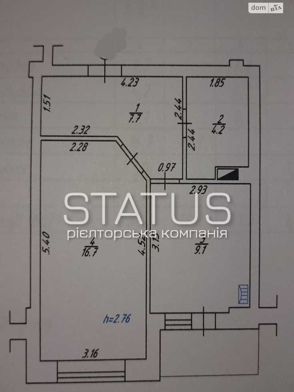 Продаж однокімнатної квартири в Полтаві, на вул. Кременчуцька 54Б, район Розсошенці фото 1