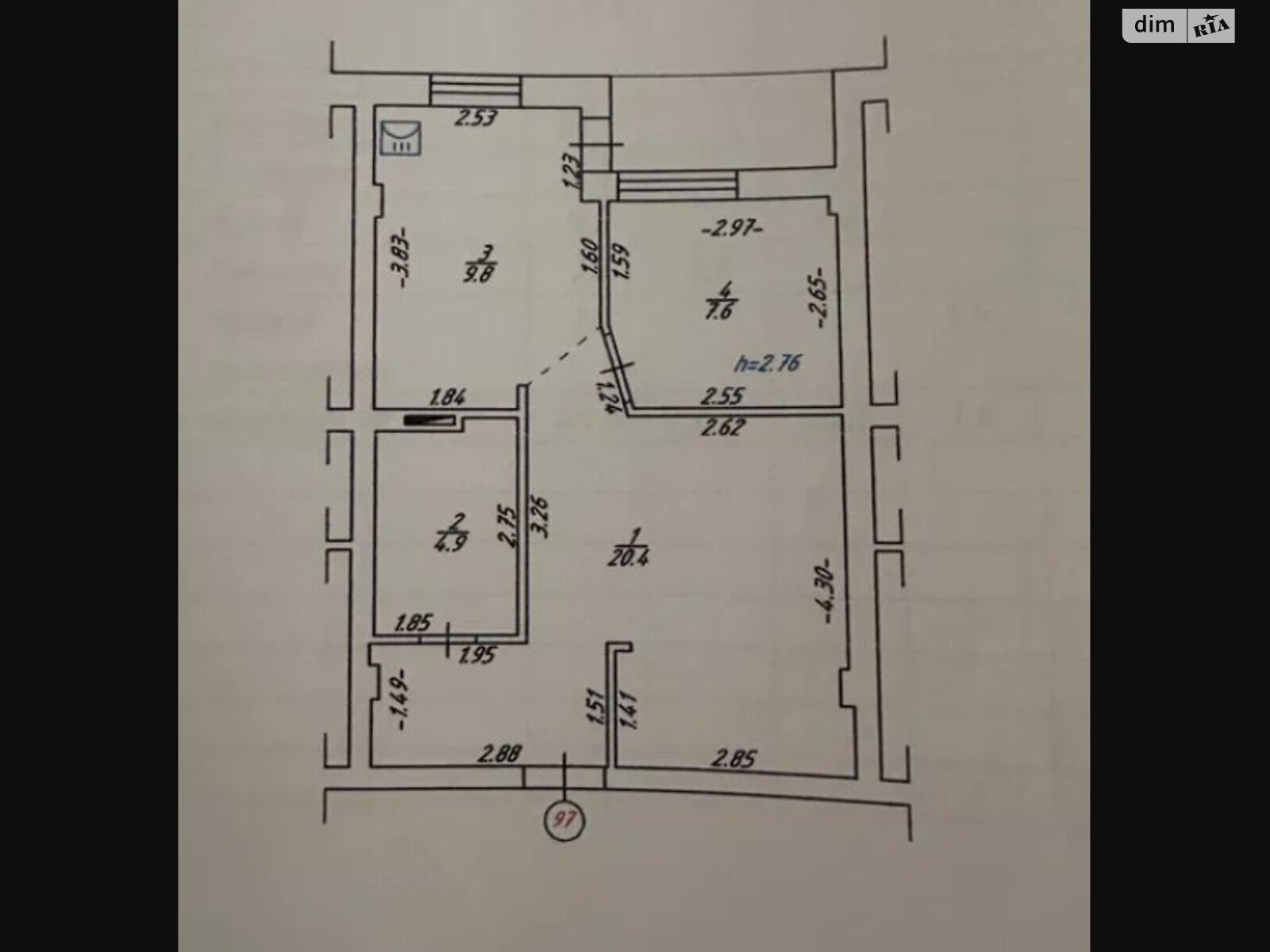 Продаж двокімнатної квартири в Полтаві, на вул. Перспективна 5, район Розсошенці фото 1