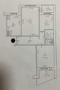 Продажа трехкомнатной квартиры в Полтаве, на бул. Победоносцева Юрия, район Сады 2 фото 2