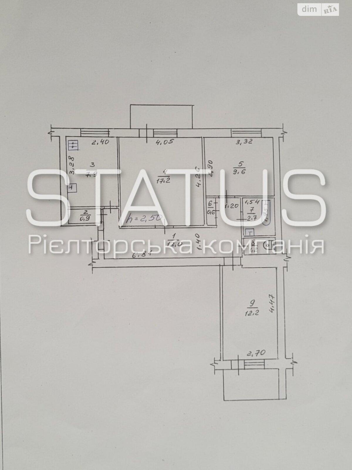 Продаж трикімнатної квартири в Полтаві, на бул. Побєдоносцева Юрія, район Сади 2 фото 1