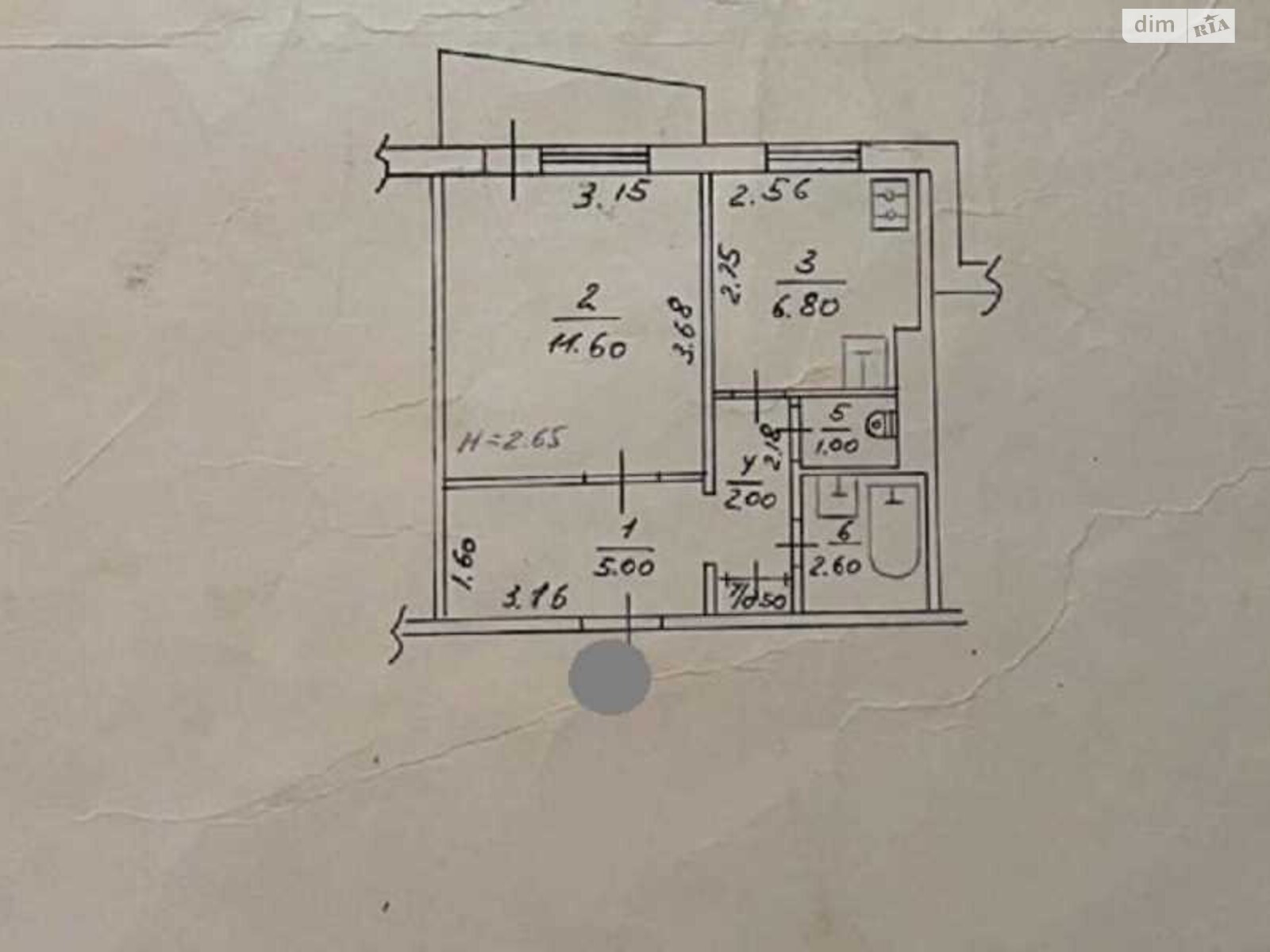 Продажа однокомнатной квартиры в Полтаве, на бул. Победоносцева Юрия 4, кв. 61, район Сады 2 фото 1