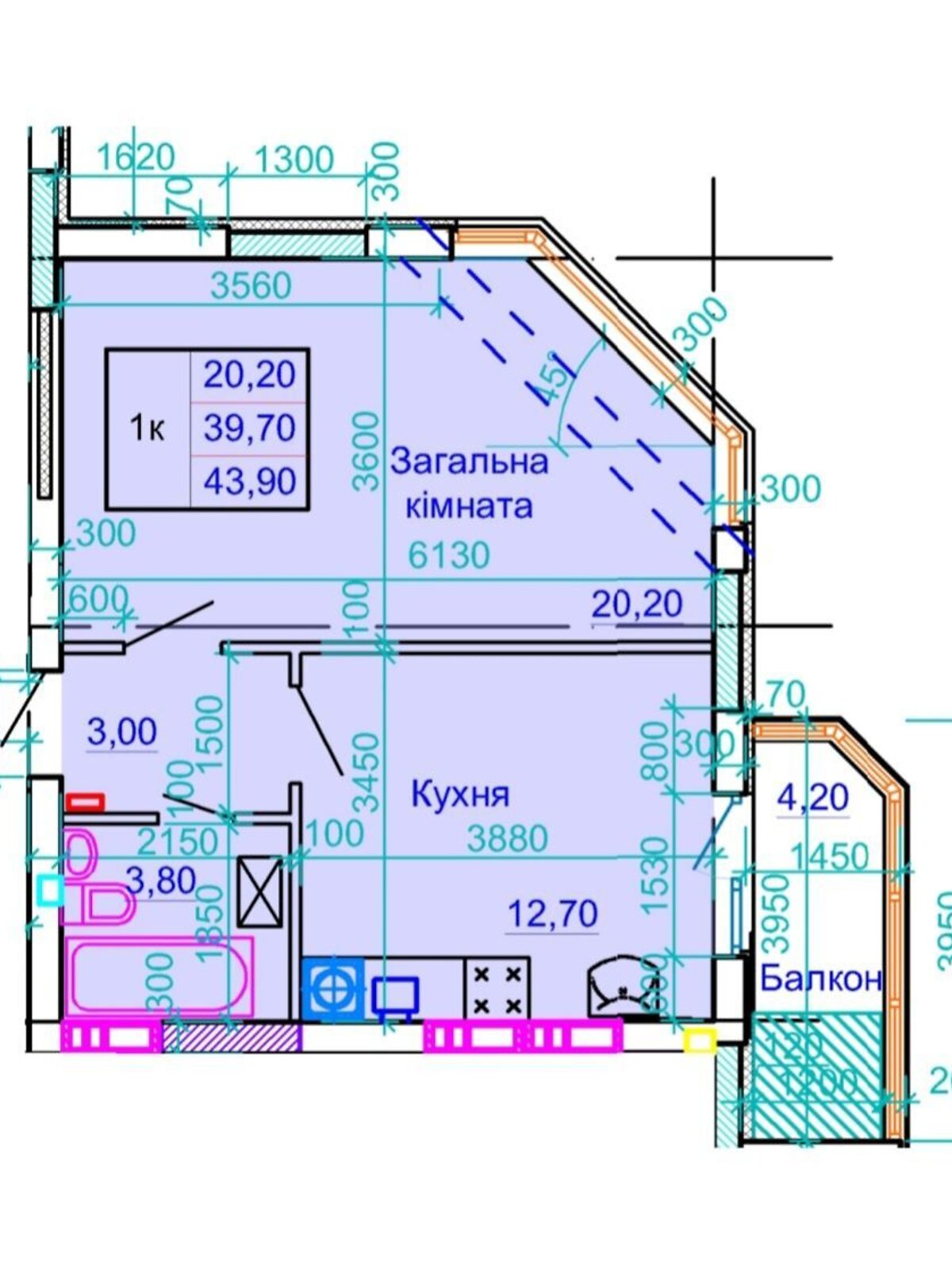 Продажа однокомнатной квартиры в Полтаве, на ул. Героев АТО, район Сады 2 фото 1