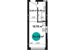 Продаж однокімнатної квартири в Полтаві, на вул. Шевченка 58А, район Центр фото 2