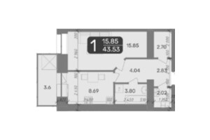 Продажа однокомнатной квартиры в Полтаве, на ул. Великотырновская 9А, район Автовокзал фото 2 Продажа однокомнатной квартиры в Полтаве, на ул. Великотырновская 9А, район Автовокзал фото 2