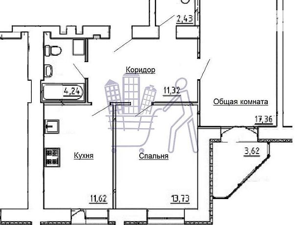 Продажа двухкомнатной квартиры в Полтаве, на Монастырская 11 район Центр фото 1 Продажа двухкомнатной квартиры в Полтаве, на Монастырская 11 район Центр фото 1