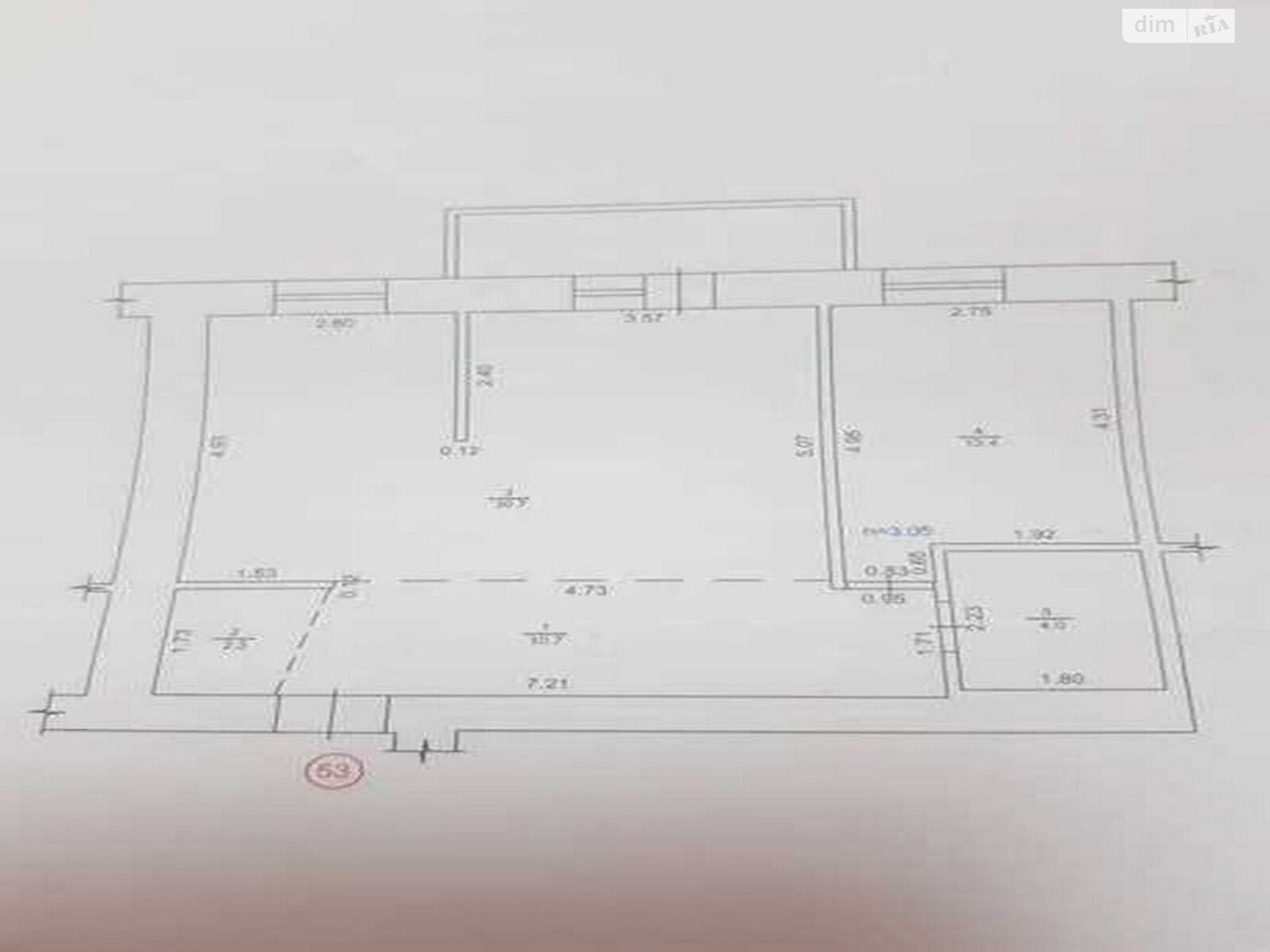 Продаж двокімнатної квартири в Полтаві, на вул. Соборності 46В, район Центр фото 1