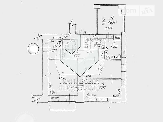 Продажа квартиры, 4 ком., Полтава, р‑н. Центр Продажа квартиры, 4 ком., Полтава, р‑н. Центр