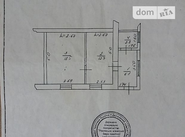 Продажа квартиры, 2 ком., Сумская, Ромны Продажа квартиры, 2 ком., Сумская, Ромны