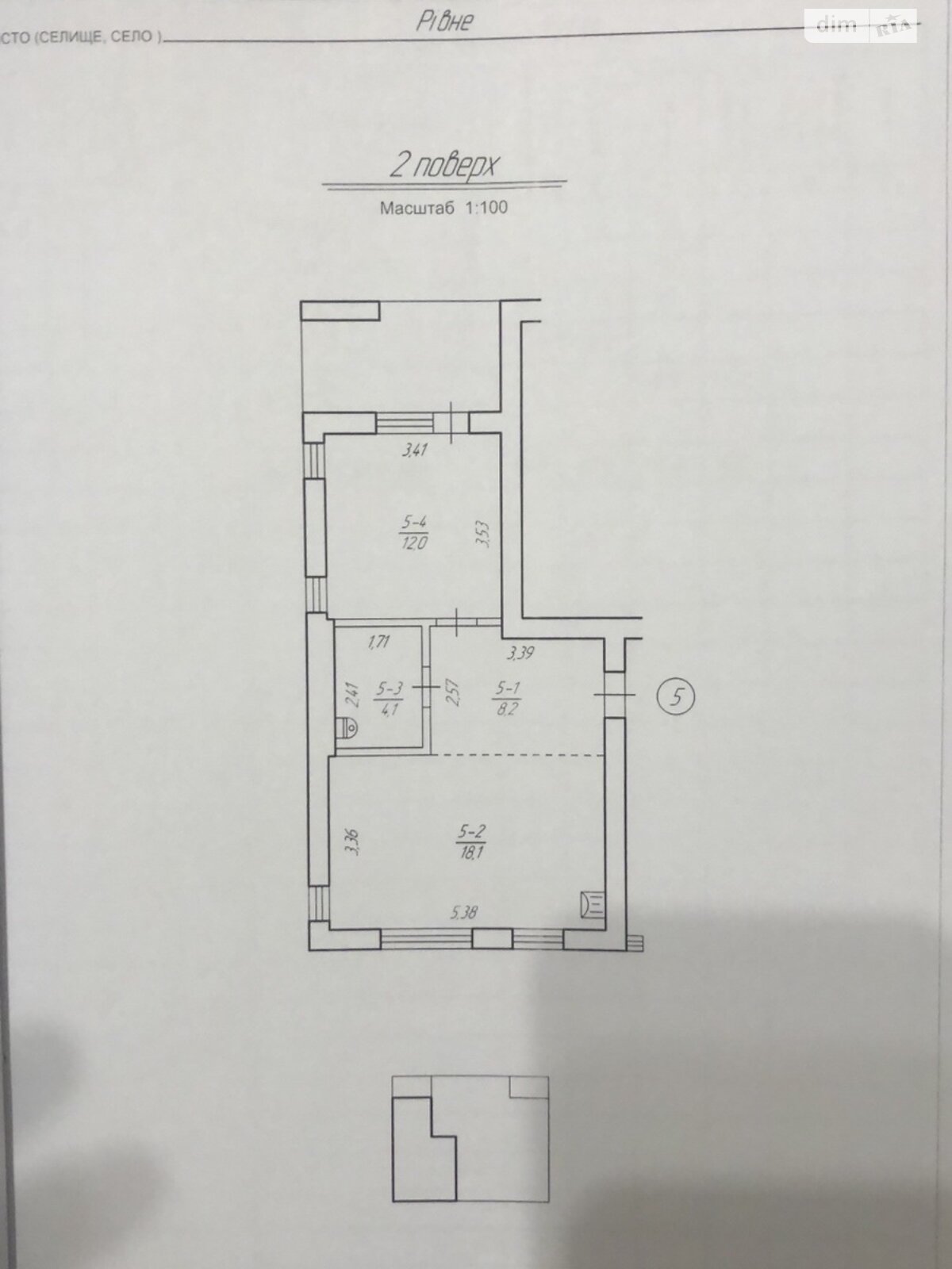 Продаж однокімнатної квартири в Рівному, на вул. Єдності 12, кв. 5, район 12-школа фото 1