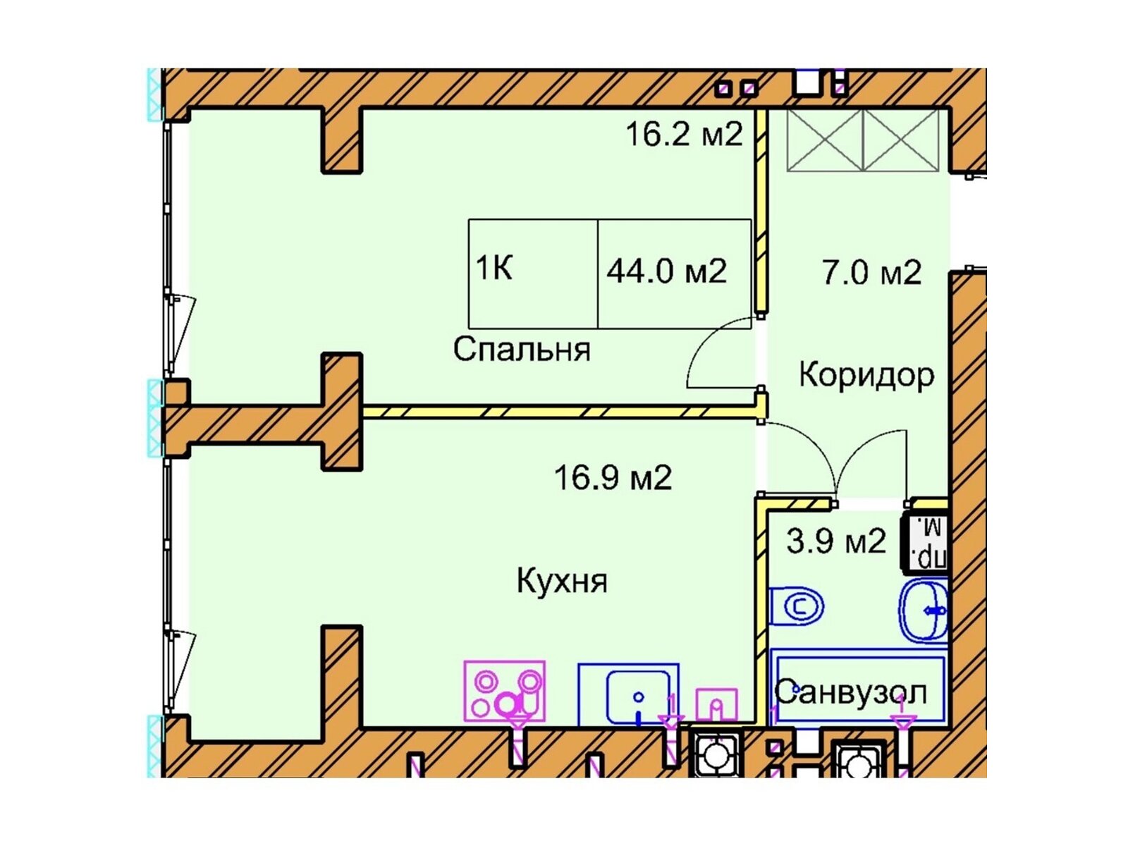 Продаж однокімнатної квартири в Рівному, на вул. Чорновола В'ячеслава 94Г-94Е, район Басів Кут фото 1 Продаж однокімнатної квартири в Рівному, на вул. Чорновола В'ячеслава 94Г-94Е, район Басів Кут фото 1