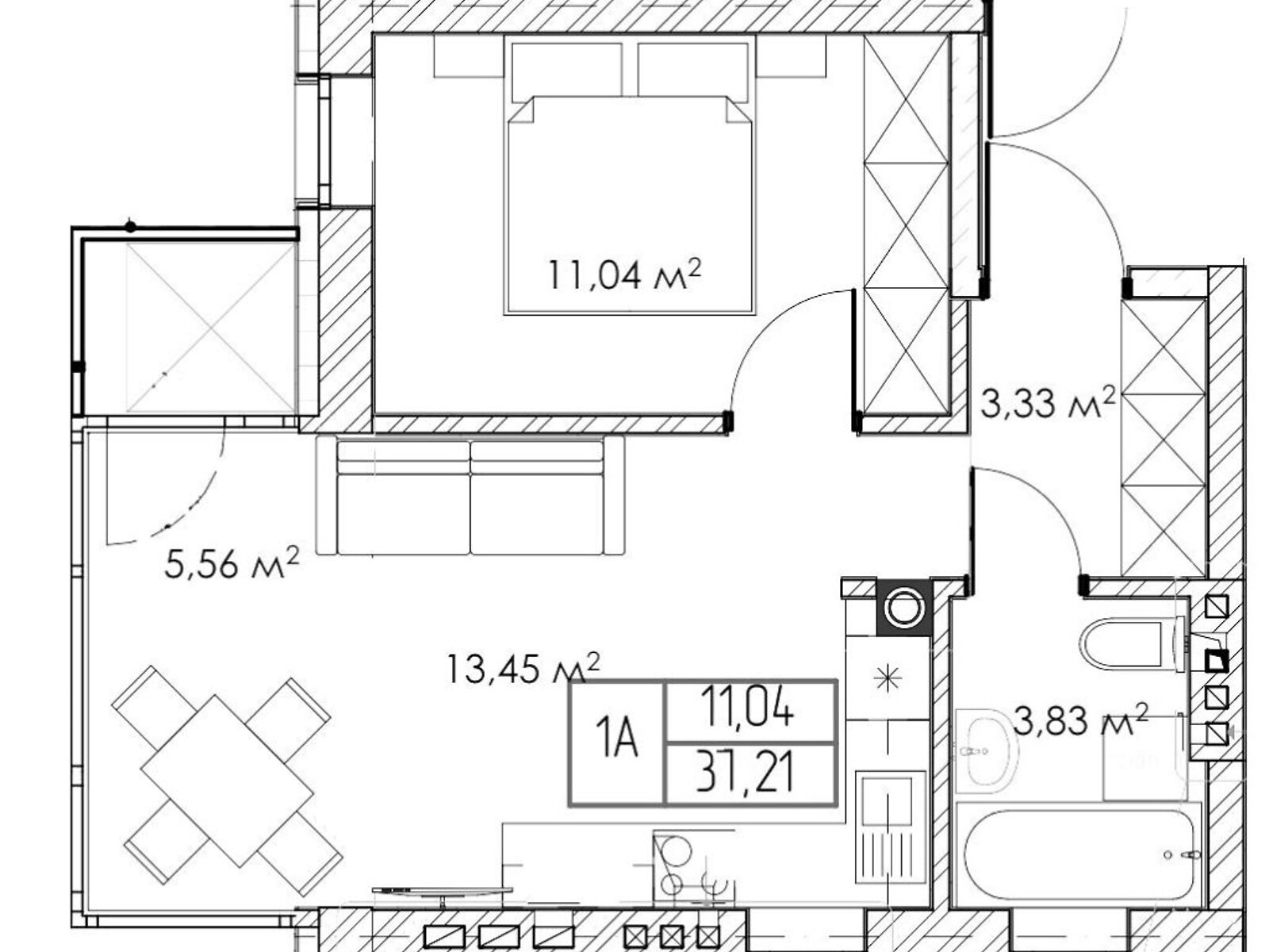 Продажа однокомнатной квартиры в Ровно, на ул. Назара Небожинского, район Боярка фото 1 Продажа однокомнатной квартиры в Ровно, на ул. Назара Небожинского, район Боярка фото 1