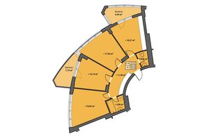 Продажа трехкомнатной квартиры в Ровно, на ул. Галицкого Данилы 16, район Мототрек фото 2