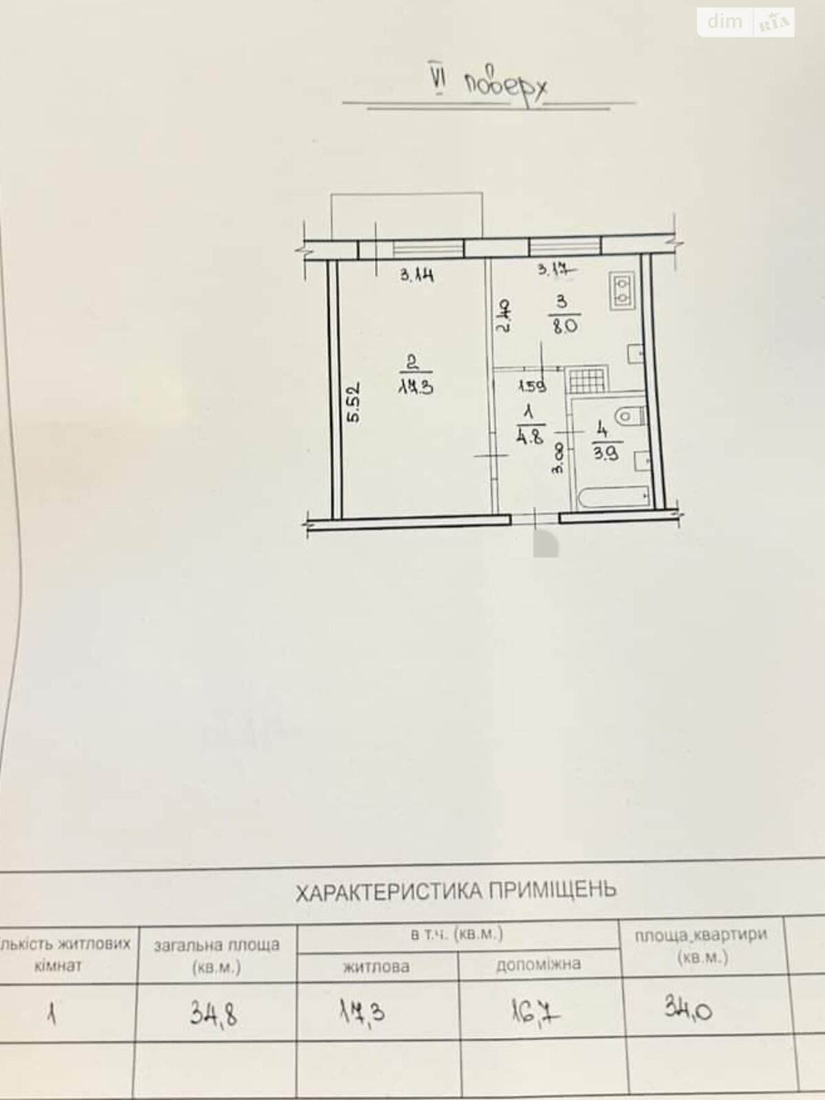 Продажа однокомнатной квартиры в Ровно, на ул. Вербова 46, район Ювилейный фото 1