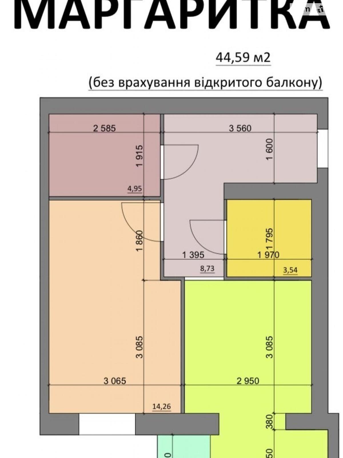 Продаж однокімнатної квартири в Рівному, на вул. Олени Теліги, район Ювілейний фото 1