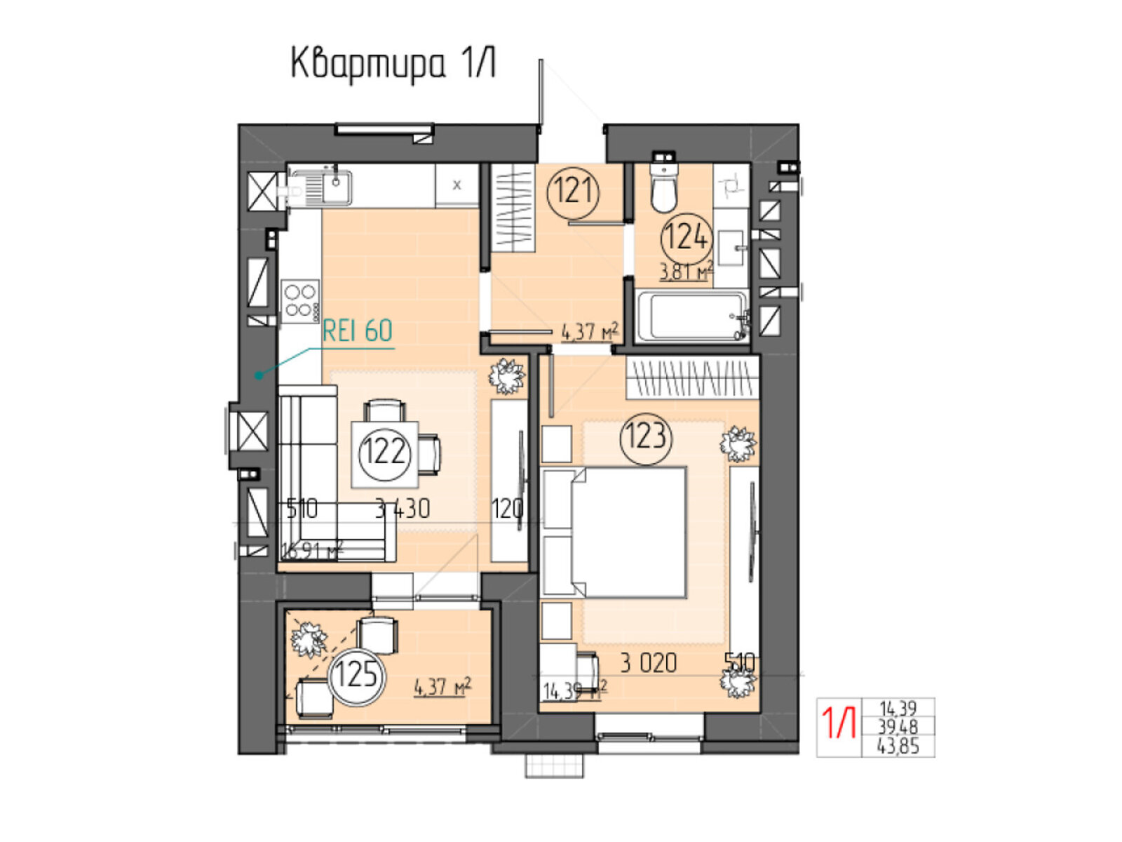 Продаж однокімнатної квартири в Рівному, на вул. Соборна 227Д, район Ювілейний фото 1