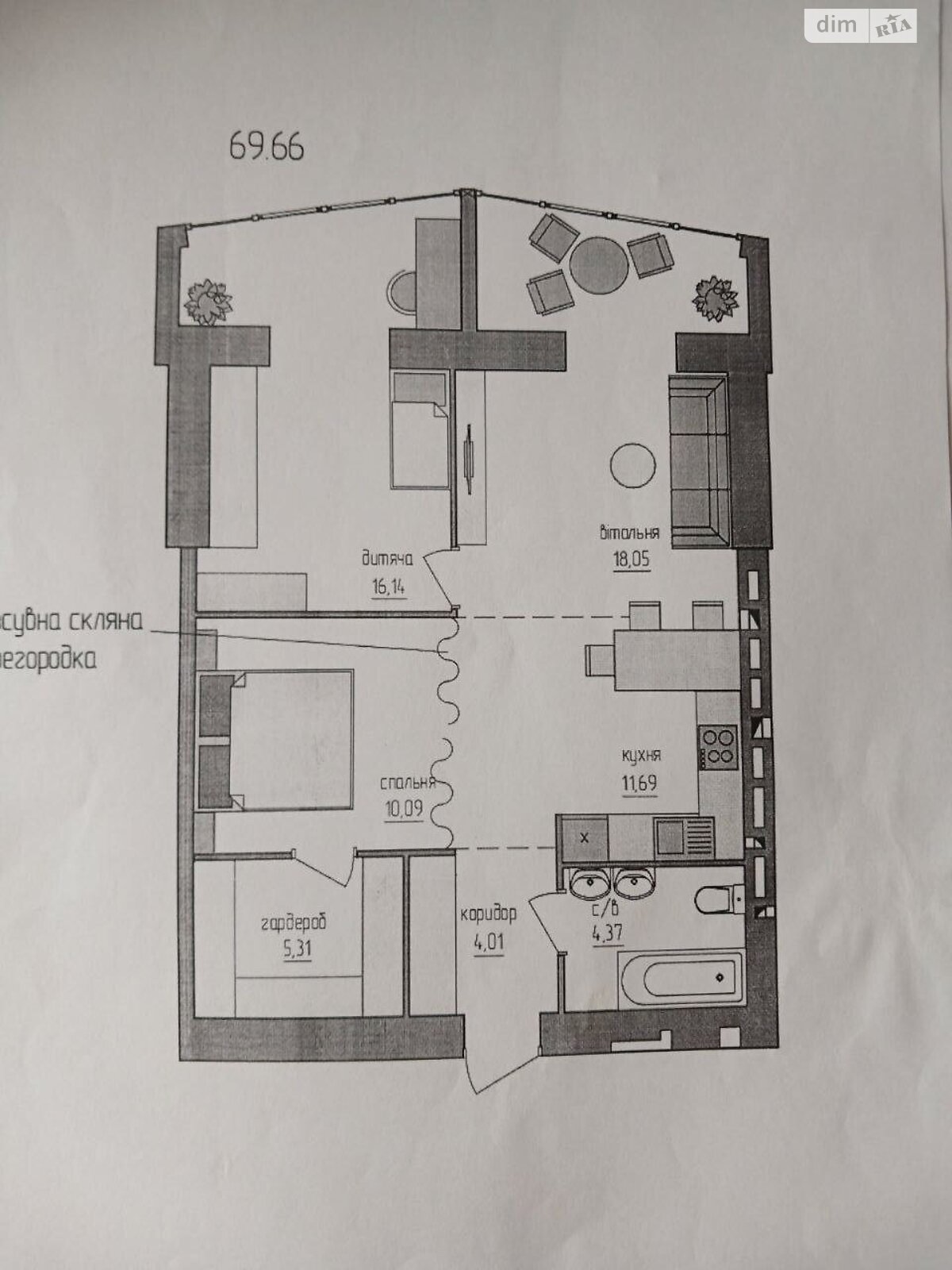 Продаж однокімнатної квартири в Рівному, на вул. Соборна, район Ювілейний фото 1
