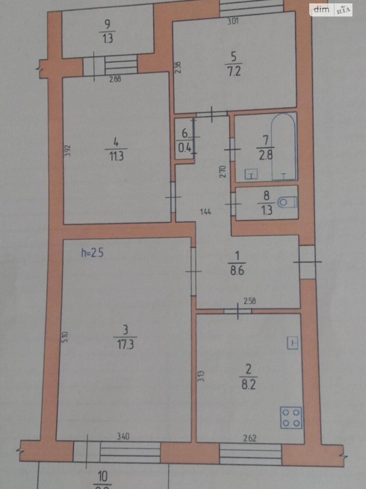 Продаж трикімнатної квартири в Шостці, на вул. Свободи 82, район Шостка фото 1