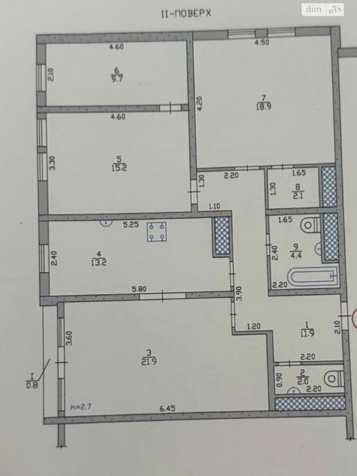 Продажа трехкомнатной квартиры в Слобожанском, на ул. 8-го Марта 11, фото 1