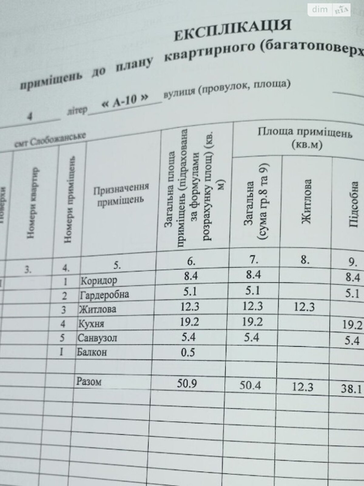 Продажа однокомнатной квартиры в Слобожанском, на ул. Семейная 4, фото 1