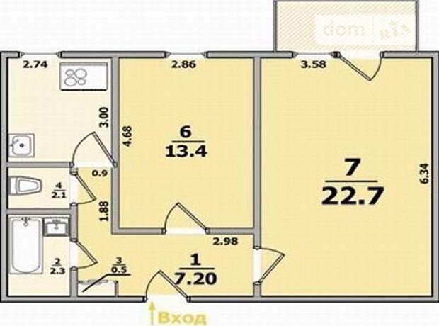 Продажа двухкомнатной квартиры в Смеле, на Соборная 90 фото 1 Продажа двухкомнатной квартиры в Смеле, на Соборная 90 фото 1