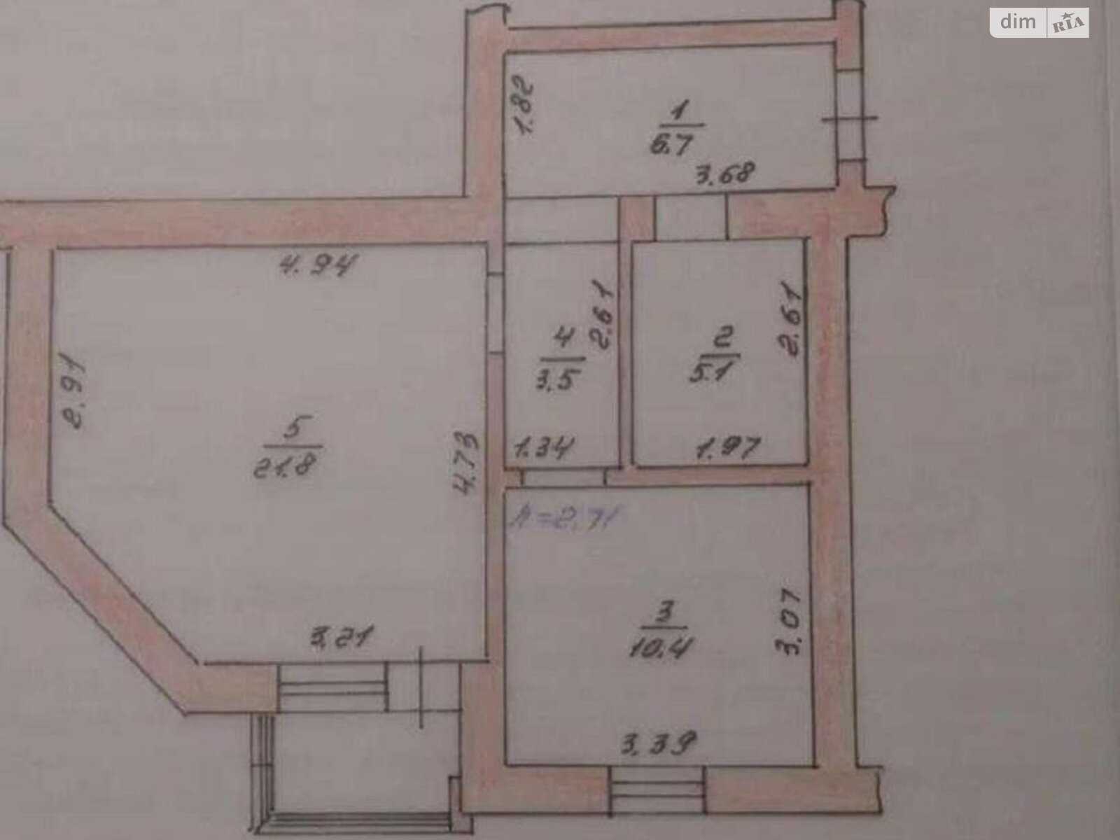 Продажа однокомнатной квартиры в Софиевской Борщаговке, на ул. Леси Украинки 11, фото 1