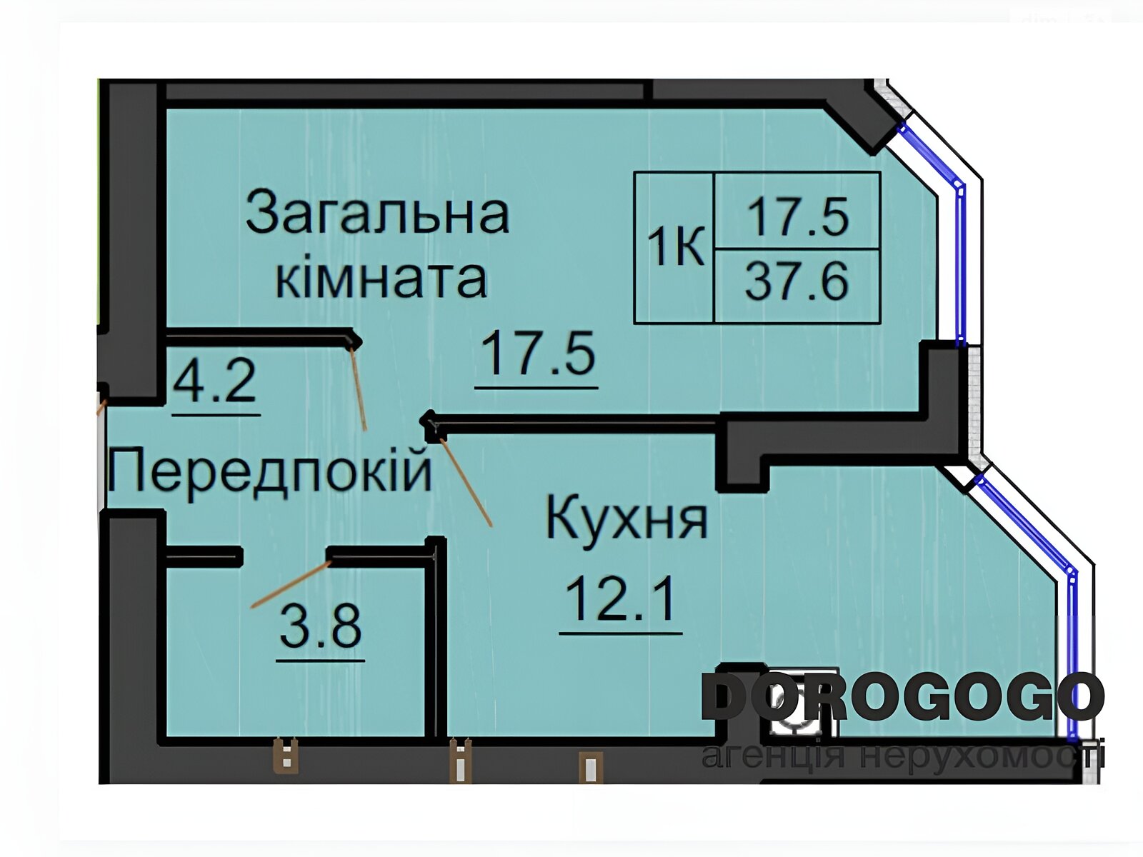 Продажа однокомнатной квартиры в Софиевской Борщаговке, на ул. Григория Сковороды 16, фото 1