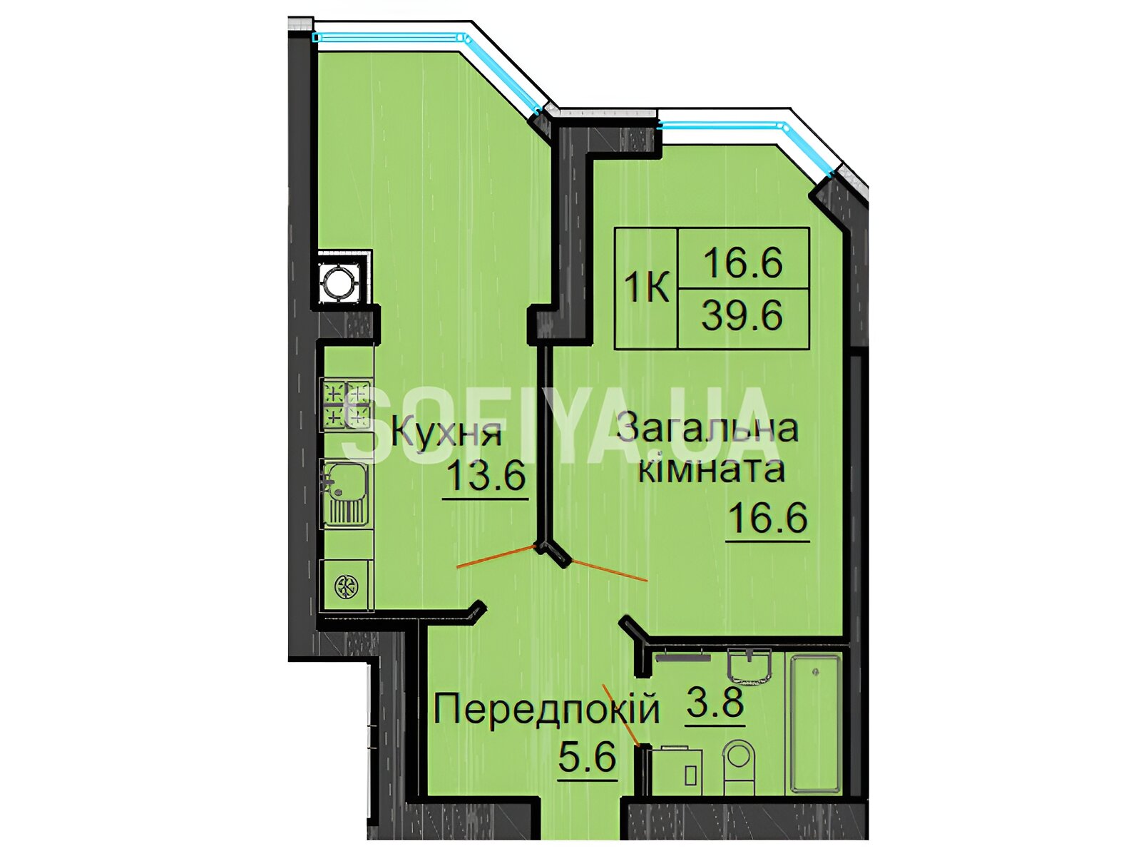 Продажа однокомнатной квартиры в Софиевской Борщаговке, на ул. Григория Сковороды 8, кв. 18, фото 1 Продажа однокомнатной квартиры в Софиевской Борщаговке, на ул. Григория Сковороды 8, кв. 18, фото 1