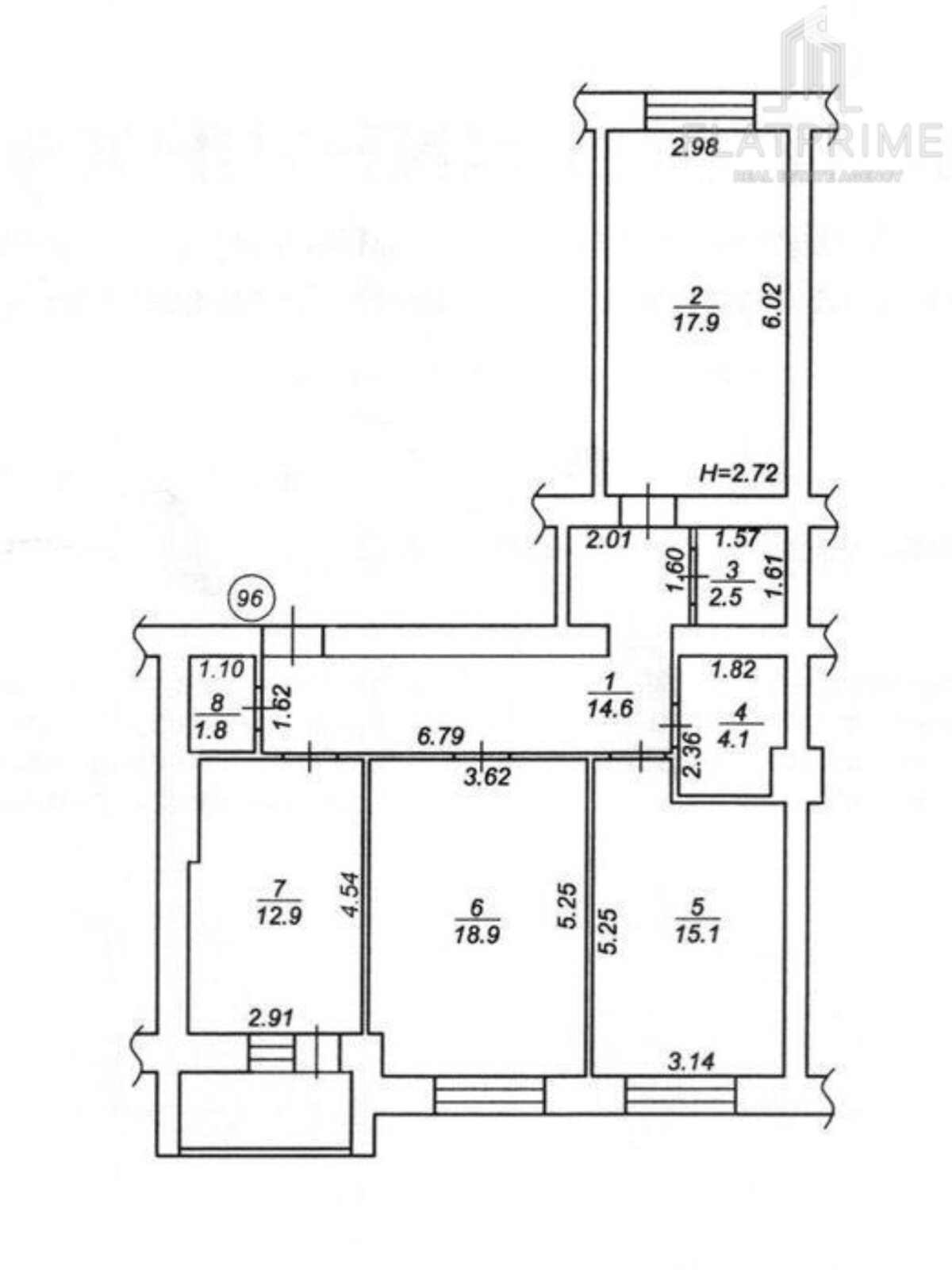 Продажа трехкомнатной квартиры в Софиевской Борщаговке, на ул. Ольги Кобылянской 5Б, фото 1 Продажа трехкомнатной квартиры в Софиевской Борщаговке, на ул. Ольги Кобылянской 5Б, фото 1
