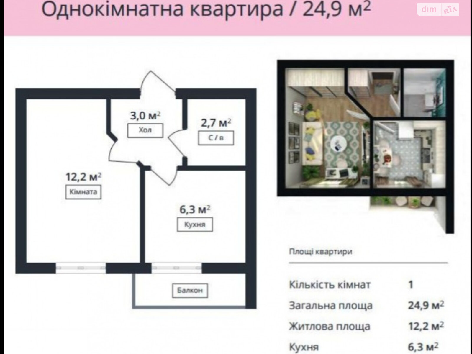 Продажа однокомнатной квартиры в Софиевской Борщаговке, на ул. Соборная 103, фото 1