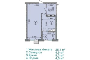 Продажа однокомнатной квартиры в Софиевской Борщаговке, на ул. Соборная 77А, фото 2