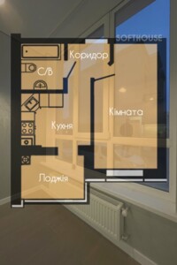 Продаж однокімнатної квартири в Софіївській Борщагівці, на вул. Соборна 103/20, фото 2