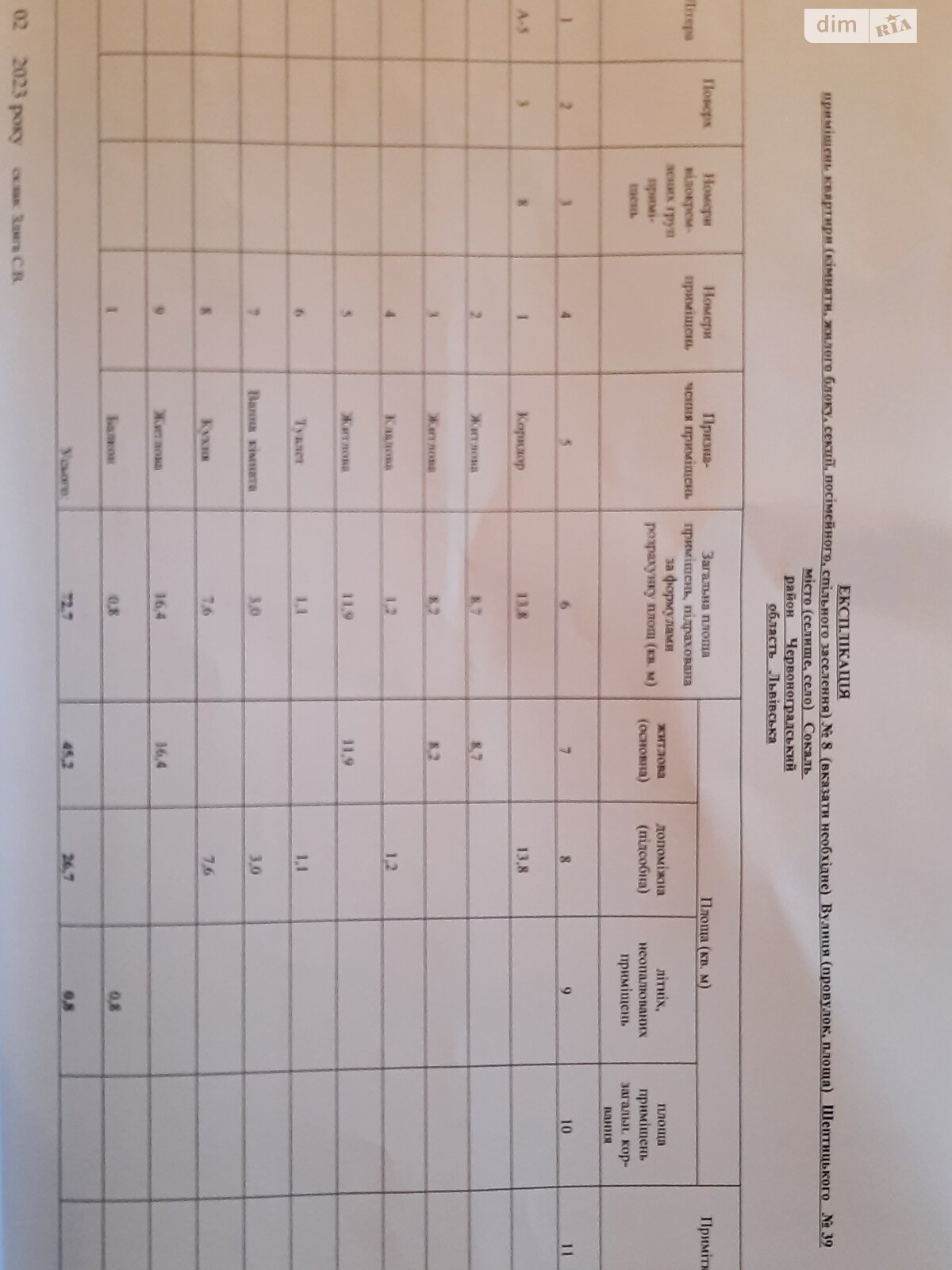 Продажа четырехкомнатной квартиры в Сокале, на ул. Шептицкого 39, кв. 8, район Сокаль фото 1