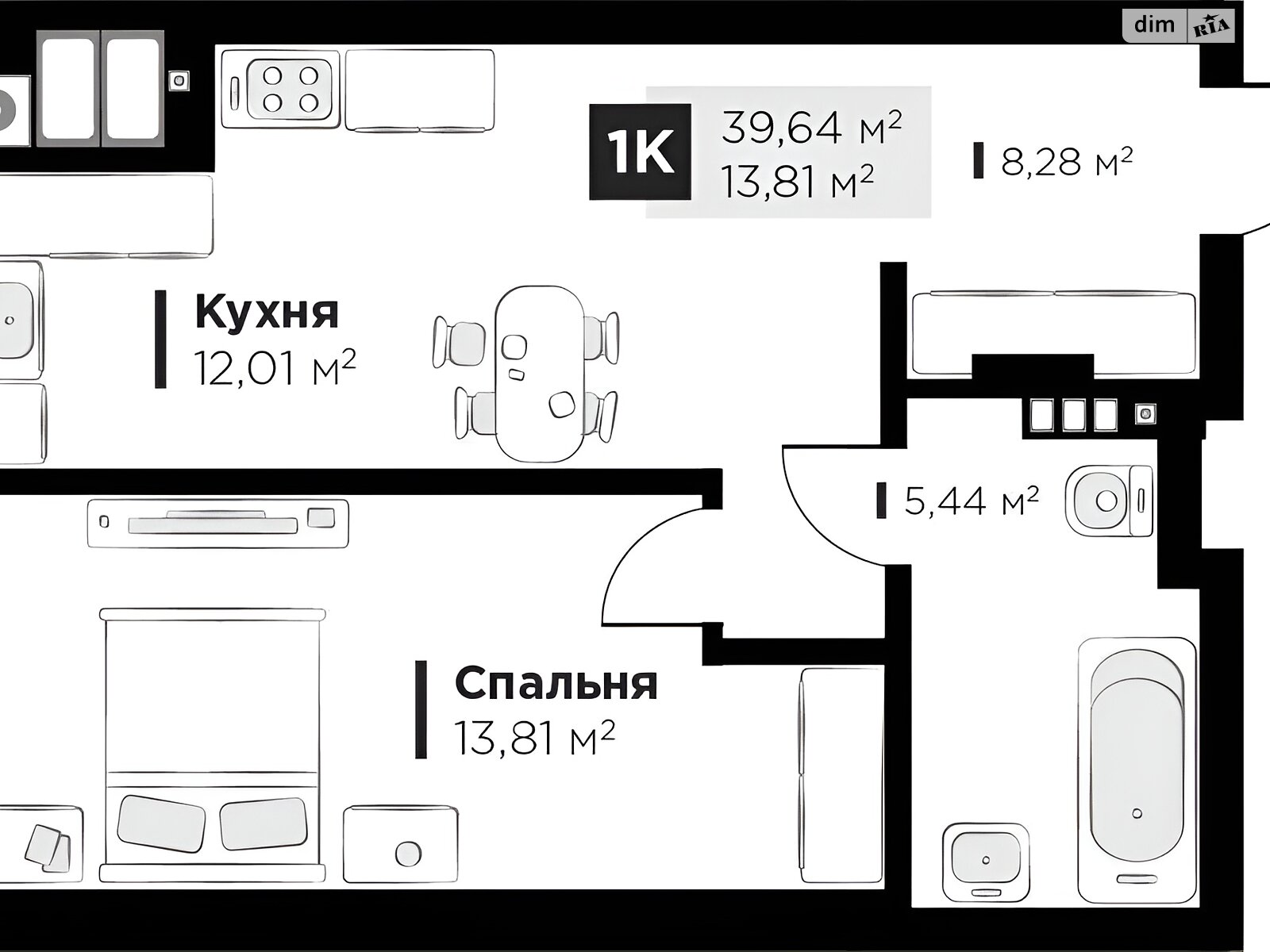 Продаж однокімнатної квартири в Сокільниках, на вул. бічна Стрийська, фото 1