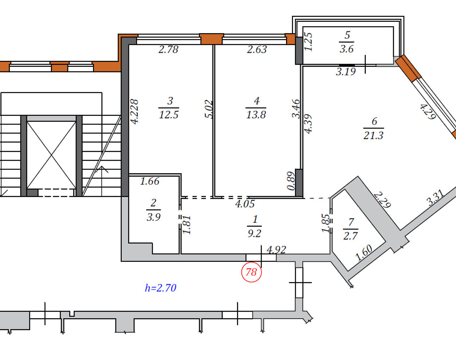 Продажа двухкомнатной квартиры в Сокольниках, на ул. Героев Майдана 5, кв. 78, фото 1