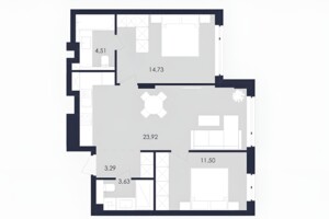 Продажа двухкомнатной квартиры в Сокольниках, на ул. Героев Майдана 18, фото 2