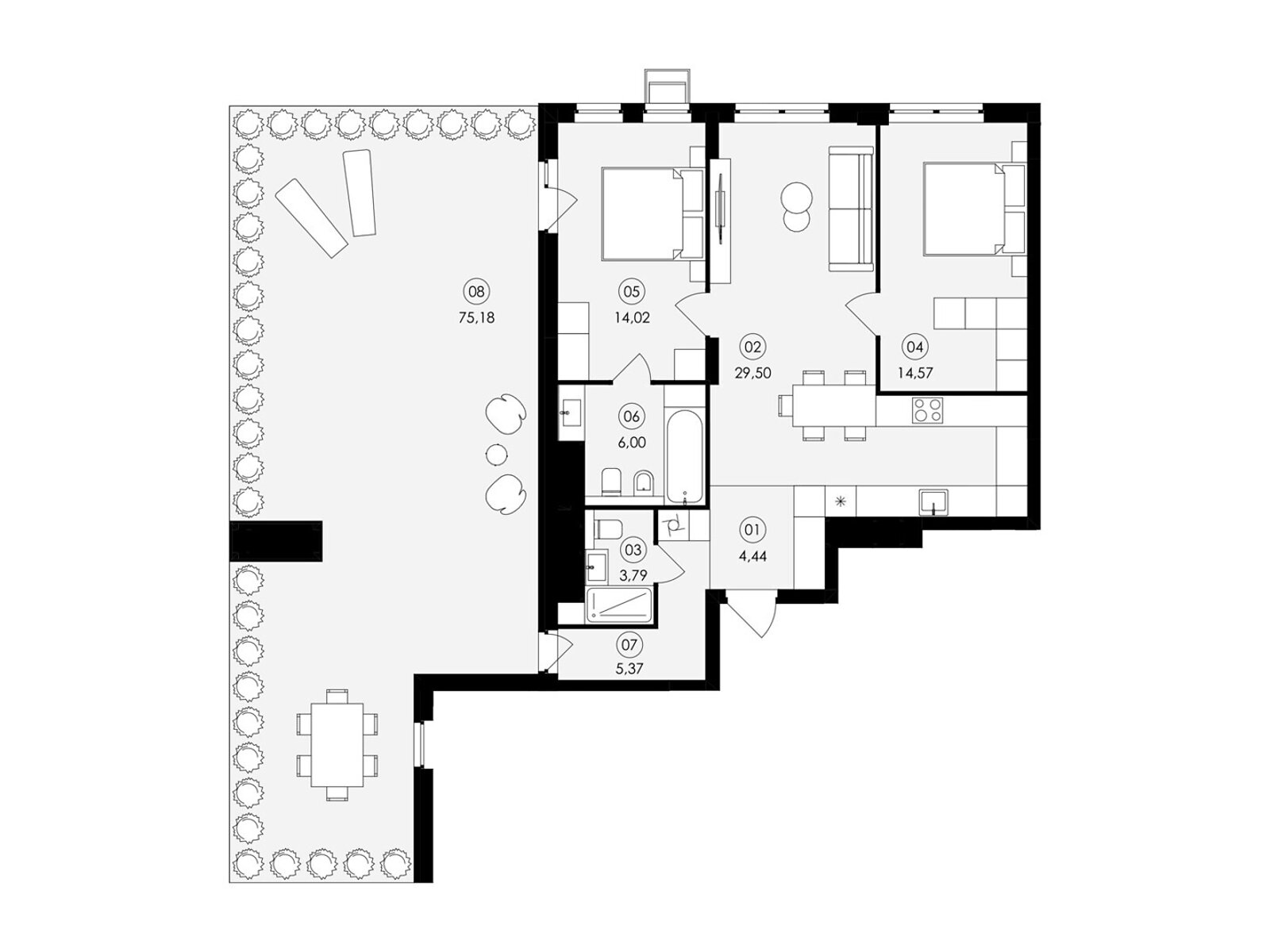 Продаж двокімнатної квартири в Сокільниках, на вул. Героїв Майдану, фото 1