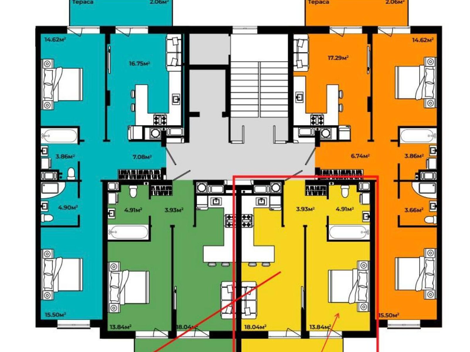 Продаж однокімнатної квартири в Сокільниках, на вул. Львівська бічна 90, фото 1 Продаж однокімнатної квартири в Сокільниках, на вул. Львівська бічна 90, фото 1